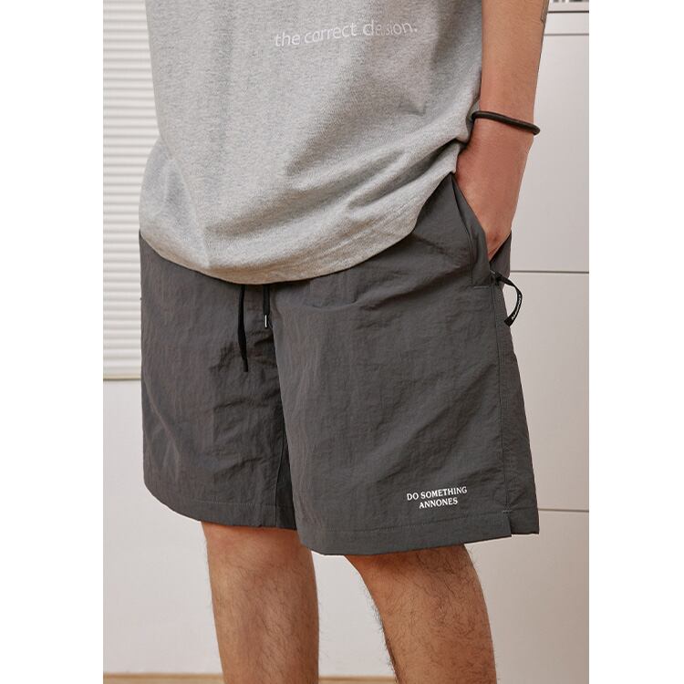 ★RETRO LOOSE STRAIGHT HALF LENGTH PANTS　　　A0650