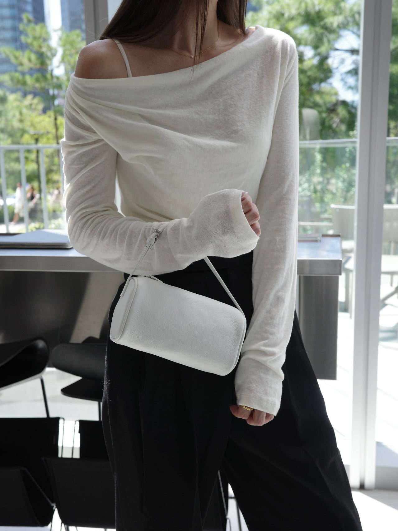 Drape tops / ivory (10月上旬〜中旬頃発送予定)