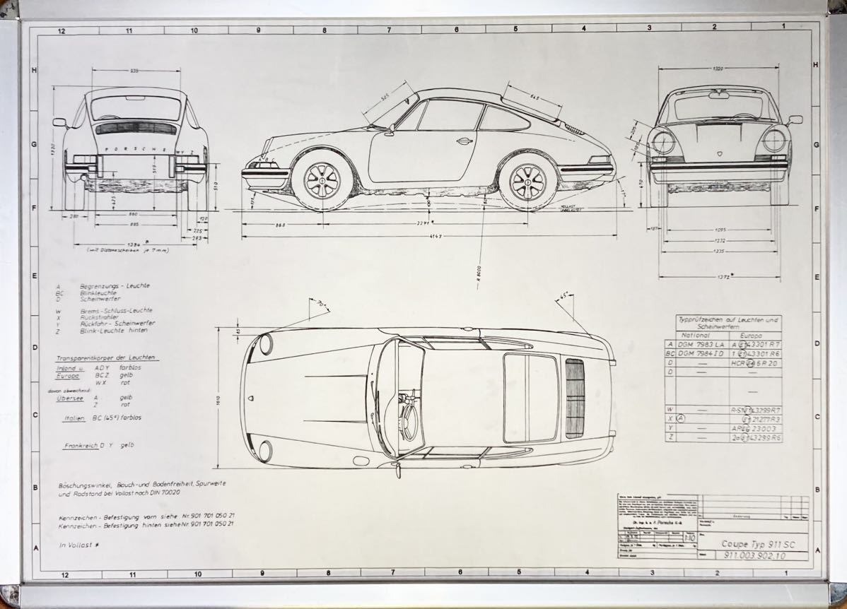 Classic PORSCHE GALERIE RS ポルシェ パーツ 部品 356 911 914 930 グッズ