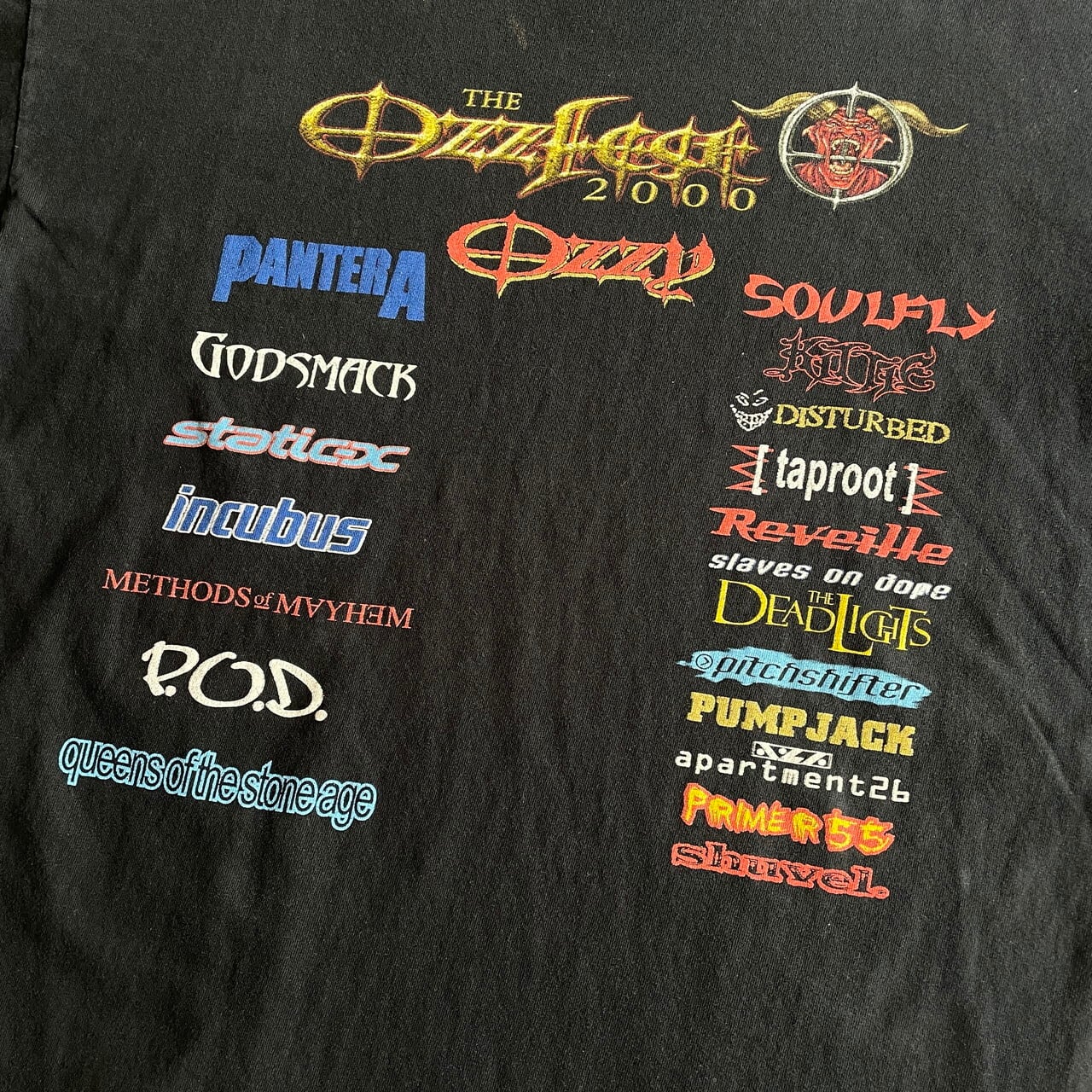 【希少】90s ビンテージ OzzFest オズフェス Tシャツ ロックT