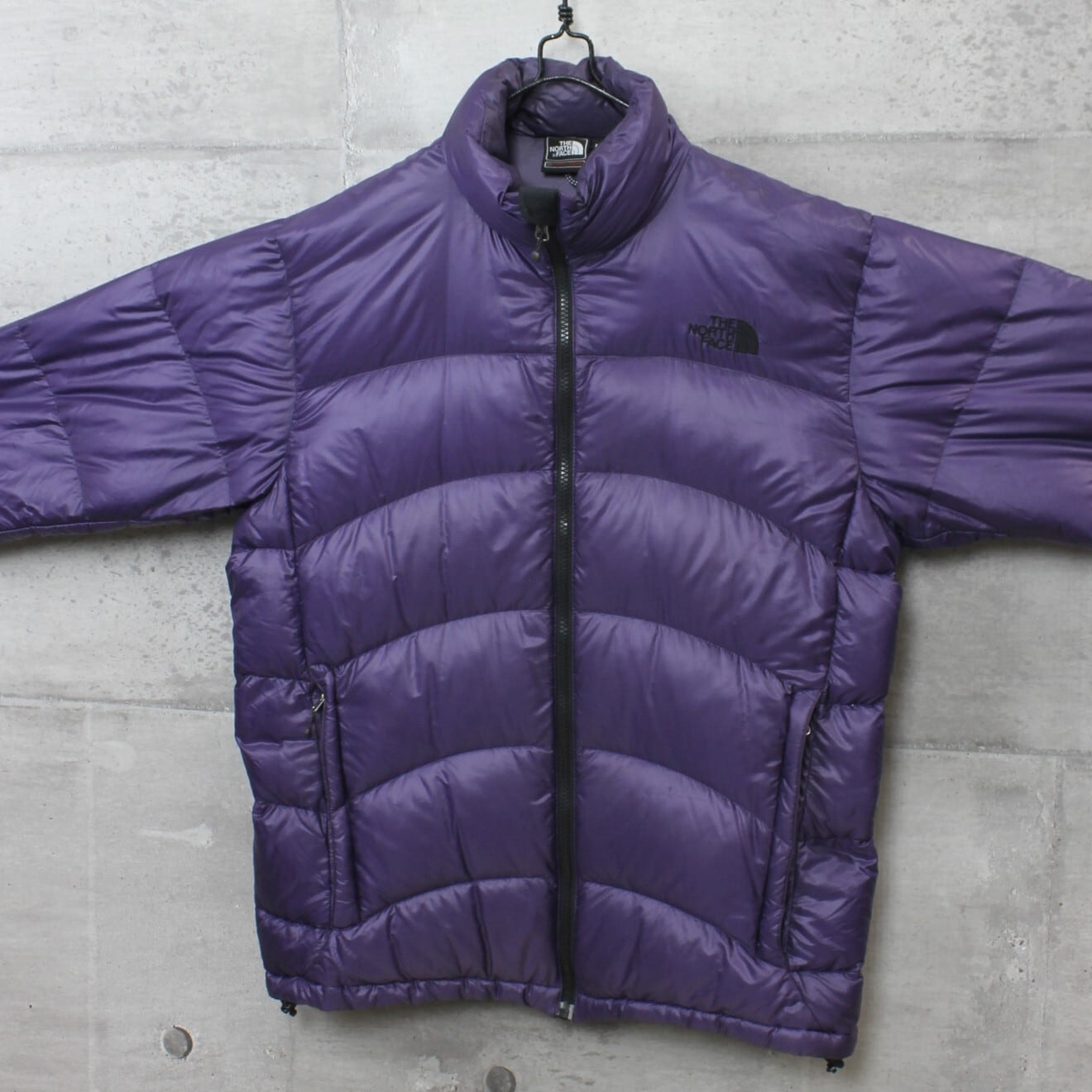 送料無料 USED ジャケット アウター メンズ 古着 The North Face ザ ノースフェイス サミット ダウンジャケット L パープル