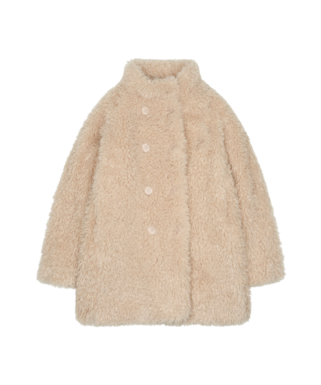[COYSEIO] SOFT FUR COAT LIGHT BEIGE 正規品 韓国ブランド 韓国通販 韓国代行 韓国ファッション コイセイオ 日本 店舗