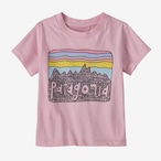 patagonia  BABY/TODDLER FITZ ROY SKIES T-SHIRT Peaceful Pink