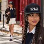 REALIZE CAP BLACK×GRAY