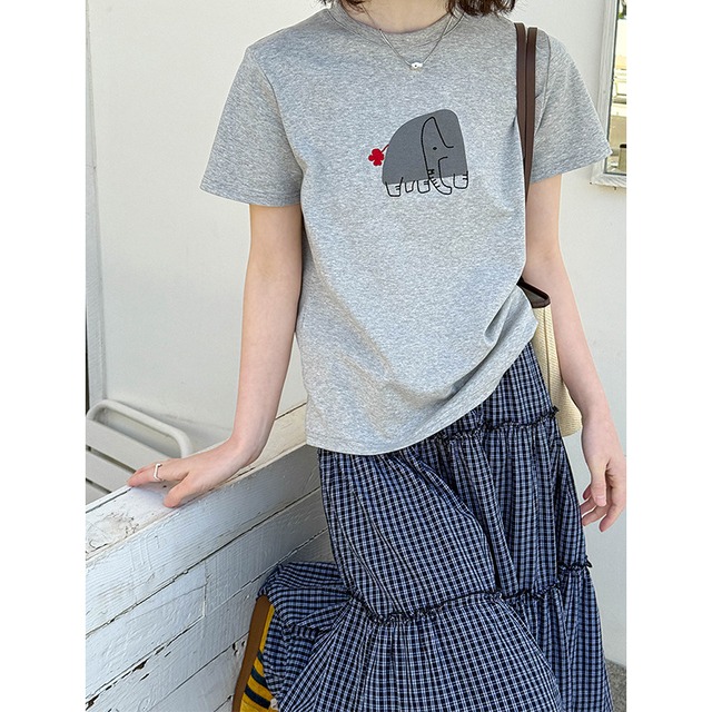 【春の新作】プリント 半袖 Tシャツ レディース 秋 ゆったり カジュアル ウエスタンスタイル ボトムス トップス