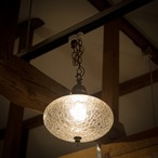 VINTAGE LAMP 70s Ice surface lamp