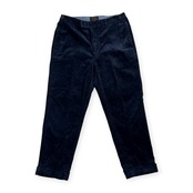 BEAMS + ビームス プラス コーデュロイ スラックス パンツ サイズ M /ネイビー/メンズ/バックストラップ/裾ダブル