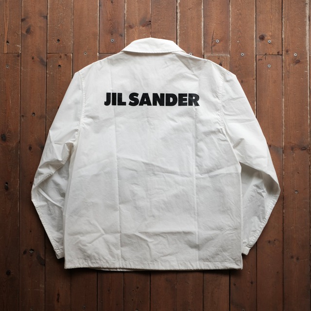 JIL SANDER COTTON LOGO COACH JACKET