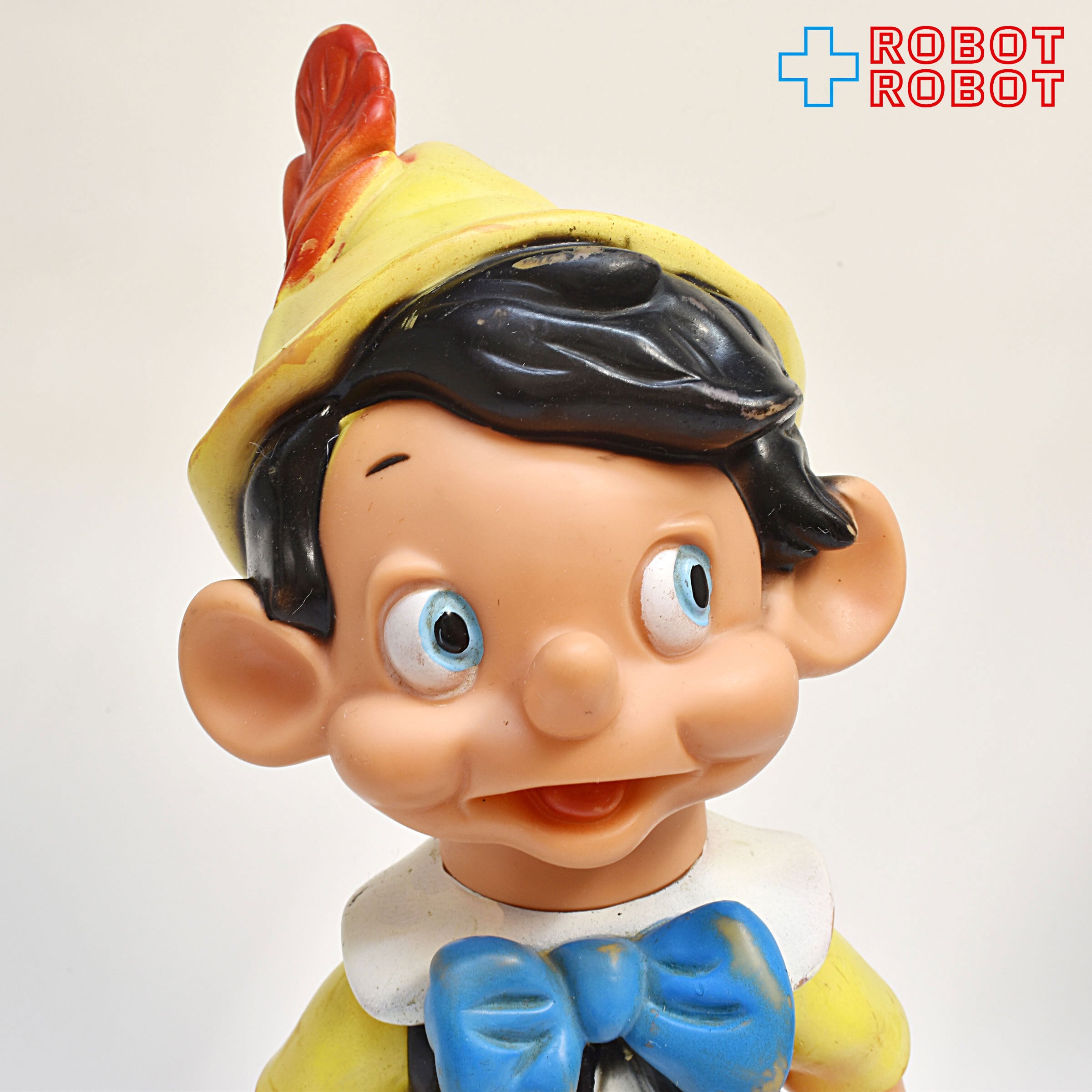 ディズニー ピノキオ ラバー スクイーク ドール ソフビ ファモサ社