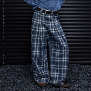 ハイウエストチェックパンツ ・23361 ハイウエストチェックパンツ ・23361