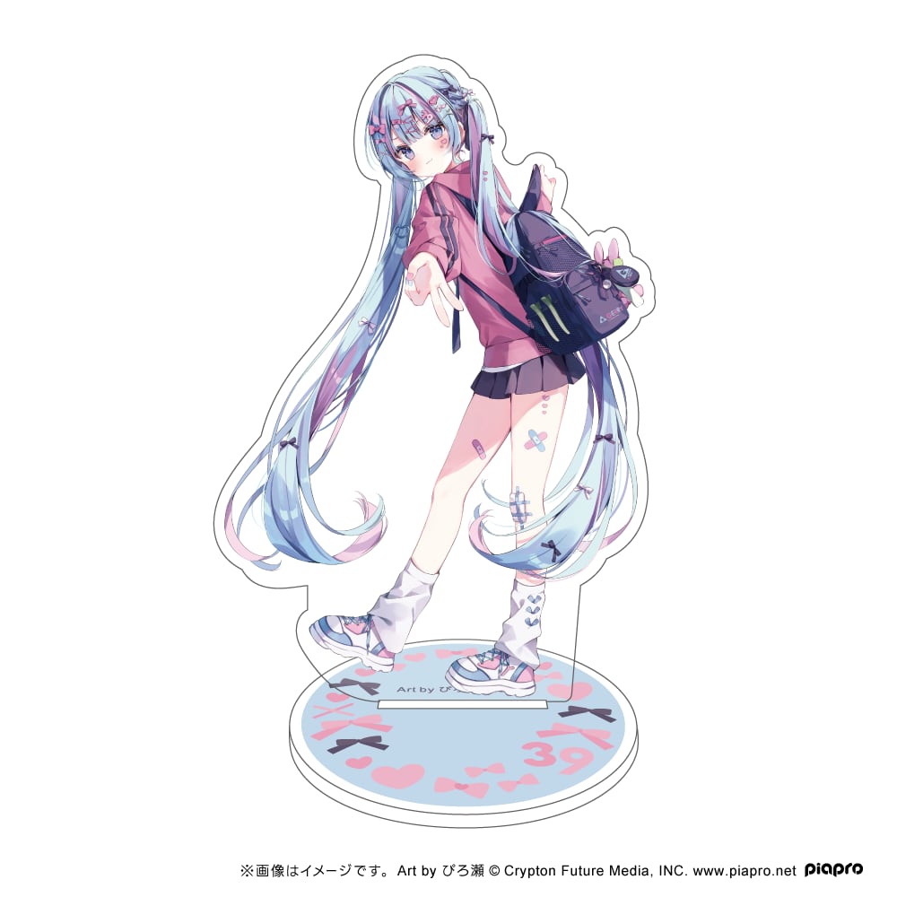 ミク アクリルスタンド_ぴろ瀬イラスト | アウリン ONLINE SHOP