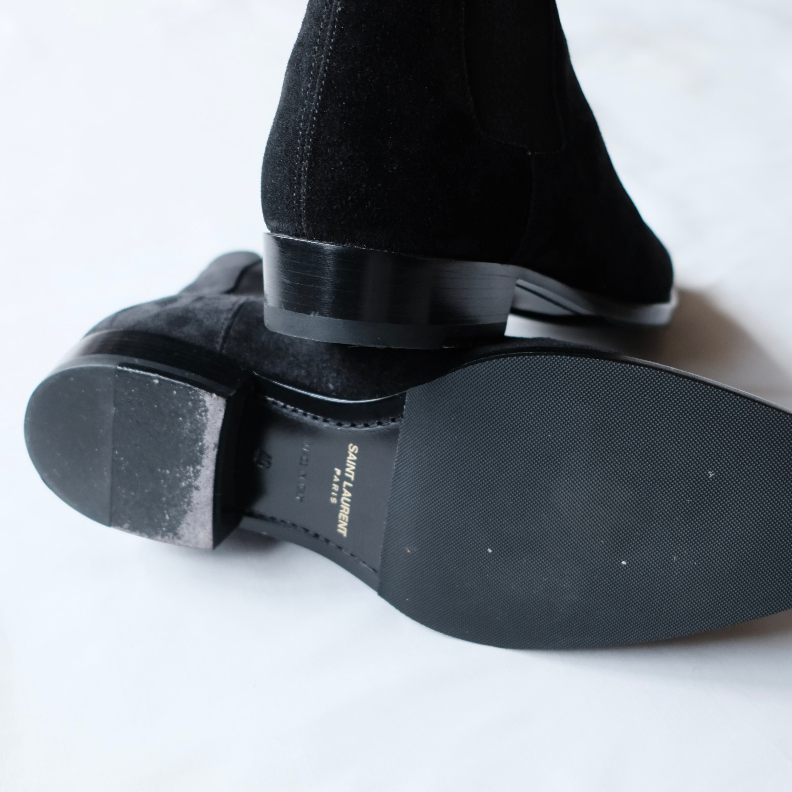 2/2 再再値下げSAINT LAURENT PARIS サンローラン 二つ折り財布 メンズ ブラック SAINT LAURENT PARIS