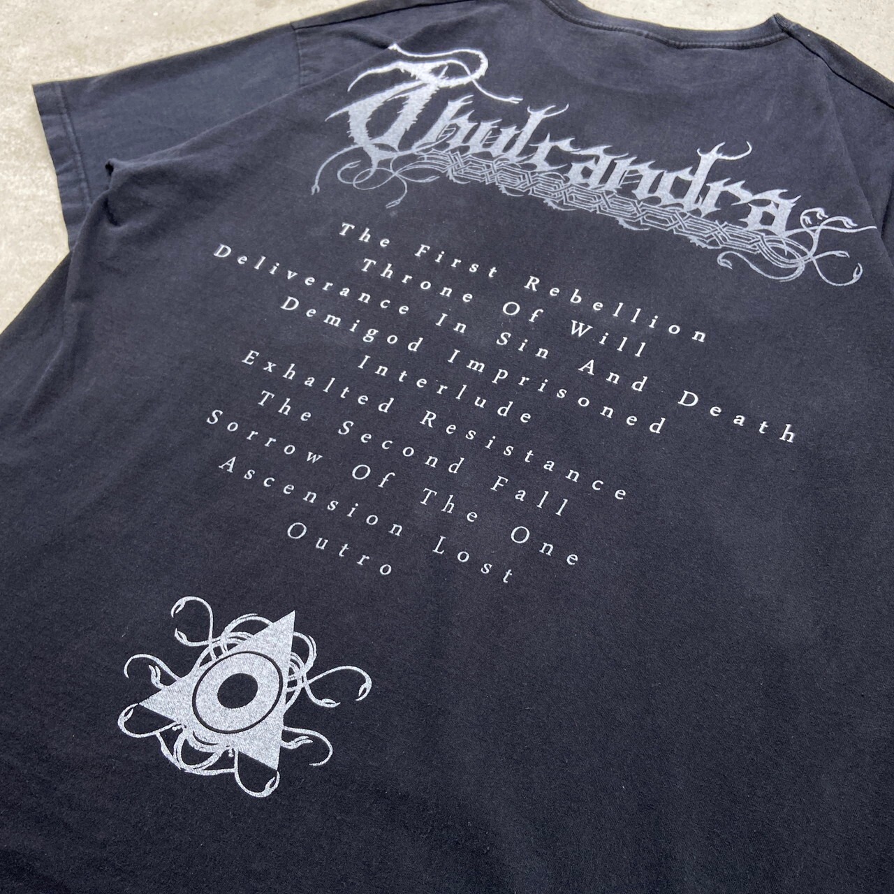 00年代 Thulcandra バンドTシャツ バンT アルバム メンズXL 古着 00s 