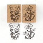 『ユリの精霊 リリア Lilia』花の精霊フローラニマ達のスタンプ 26×34mm