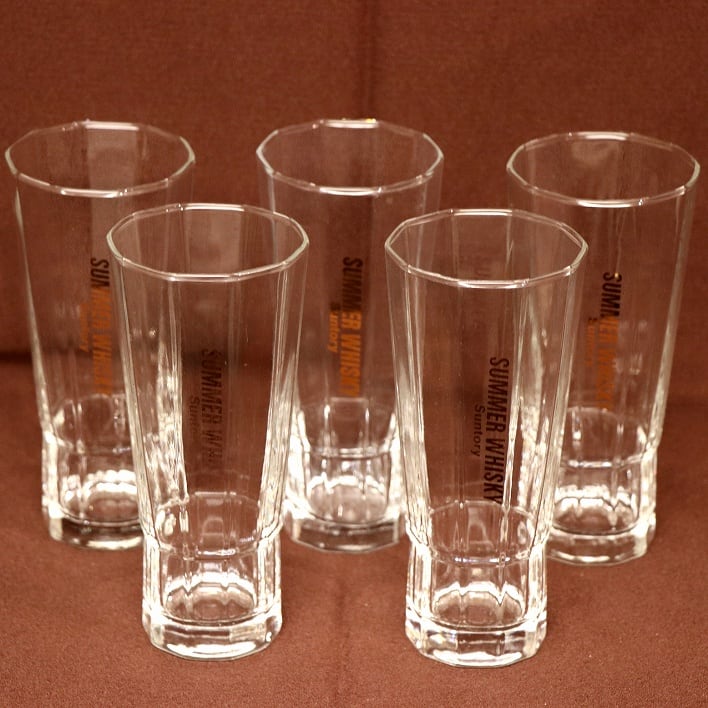 サントリー・サマーウイスキー・グラス・5個セット・No.181012-02・梱包サイズ60