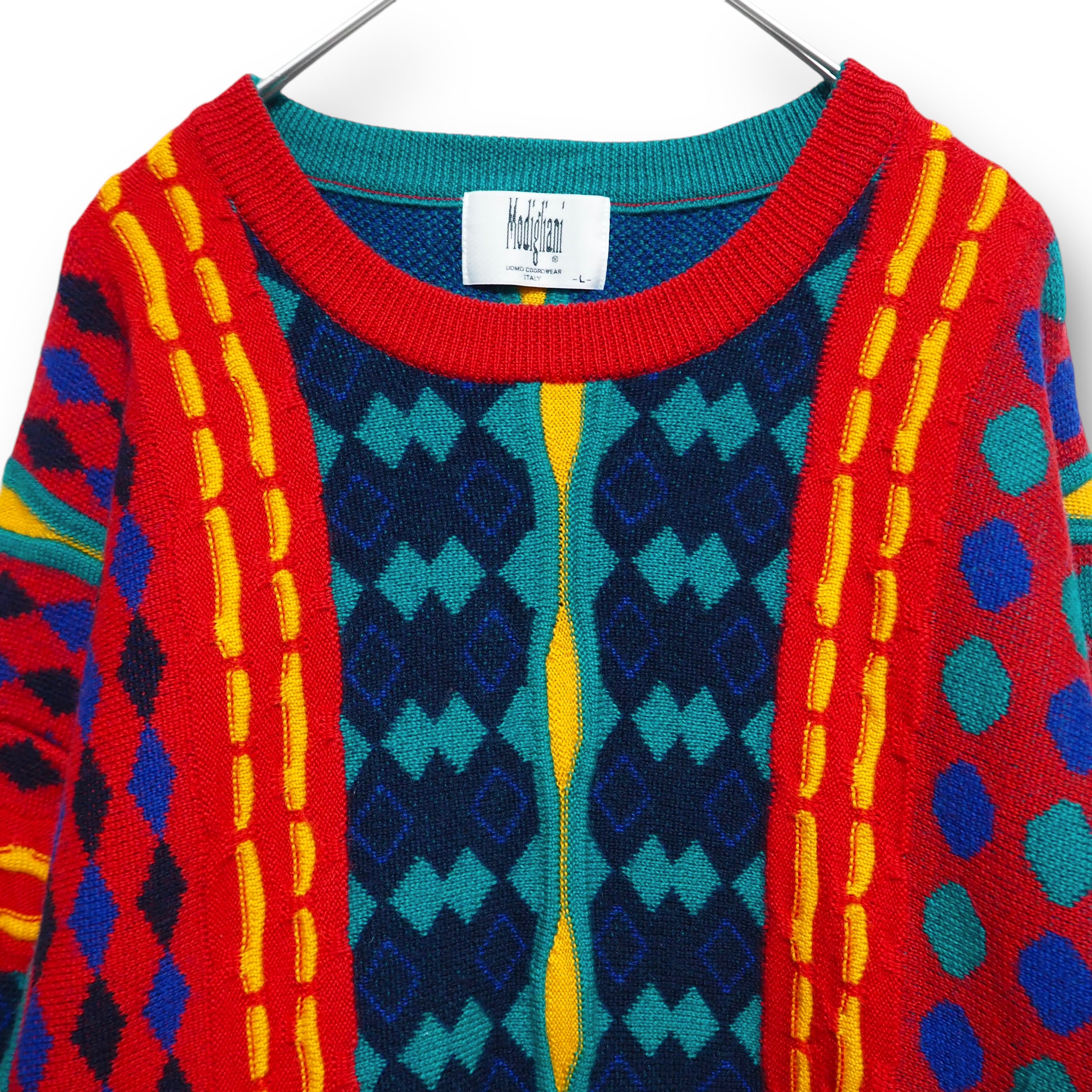MODIGLIANI3Dニット | 古着の隠れ家 vintage modigliani 3D knit 