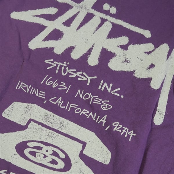 stussy ニット Sサイズ　パープル