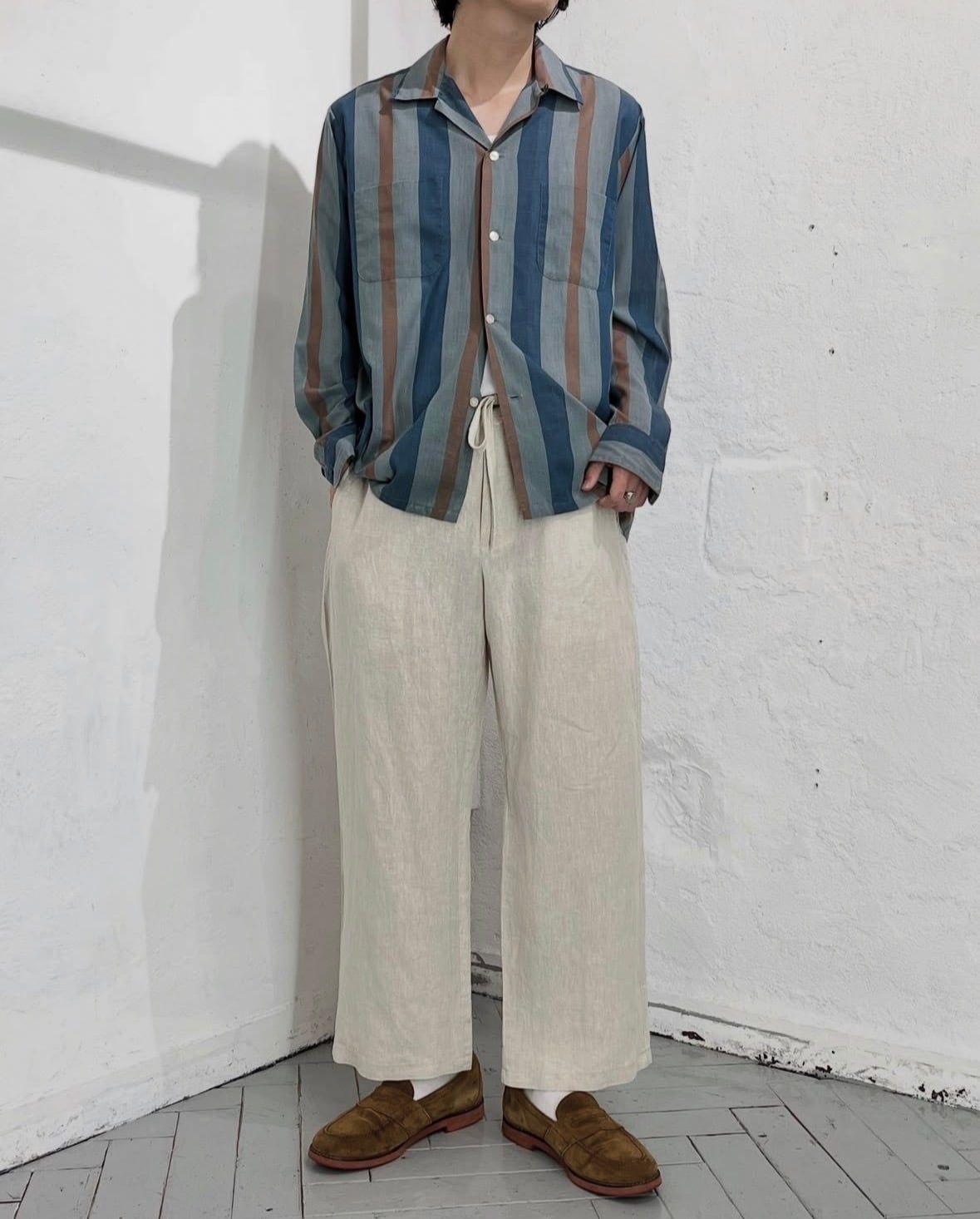 00s Tasso Elba Linen Easy Pants