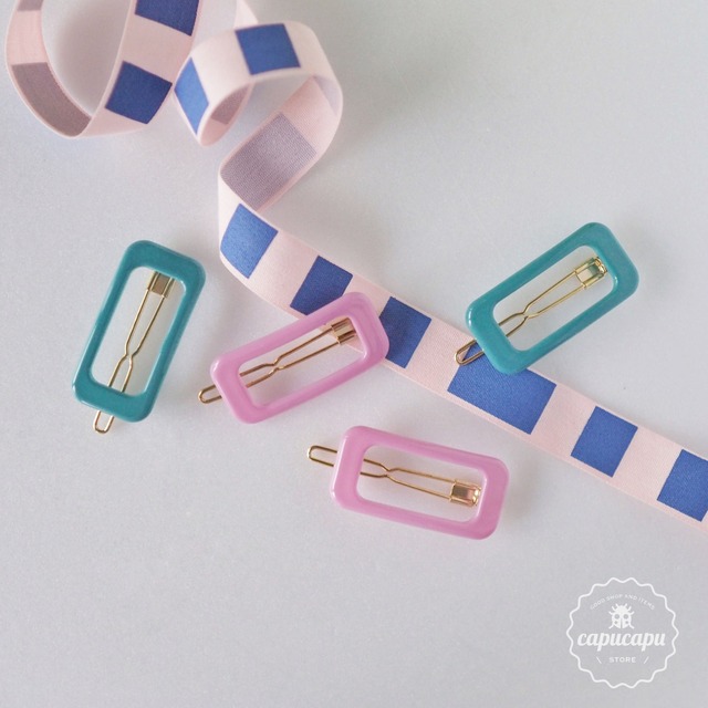 «再入荷»«rectangle» Kanel Denmark hair pin カネルヘアピン レタングル