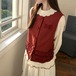 フリルボタンベスト ・78996