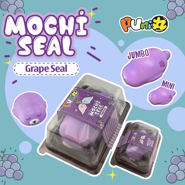 ぷに丸 Puni Maru mini Mochi Seal （ミニもちアザラシ） | スクイーズショップ クレア