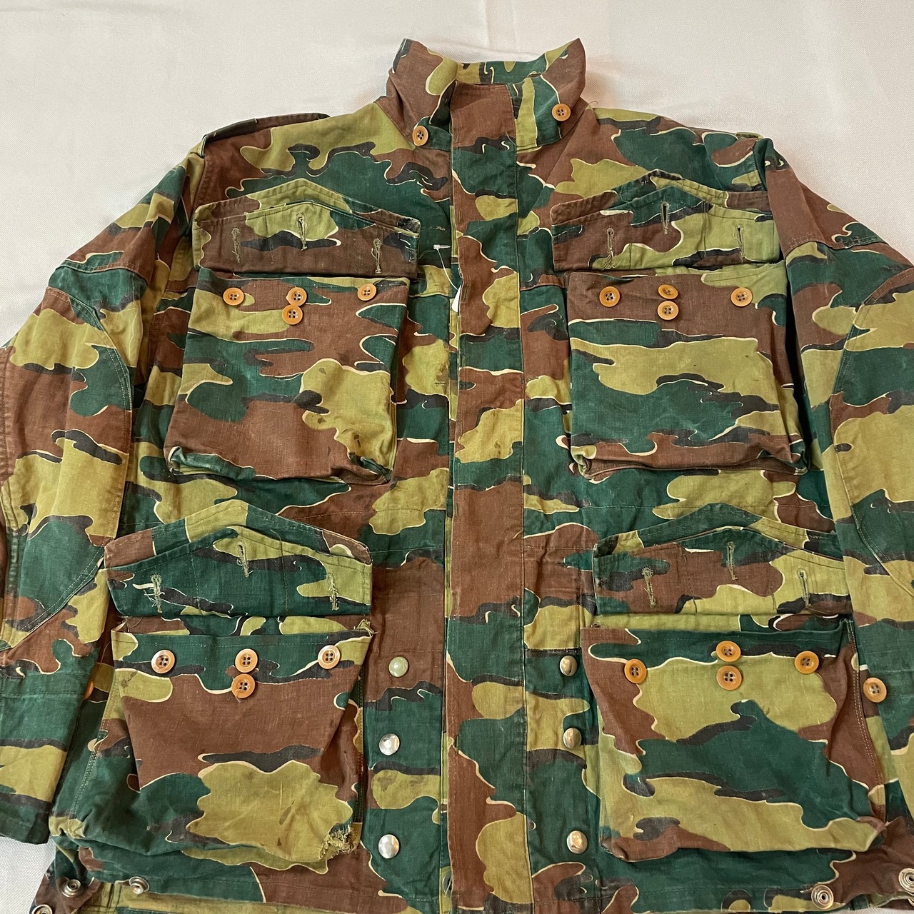 50s Belgium army ジグソーカモ パーカー ジャケット ベルギー軍 50 