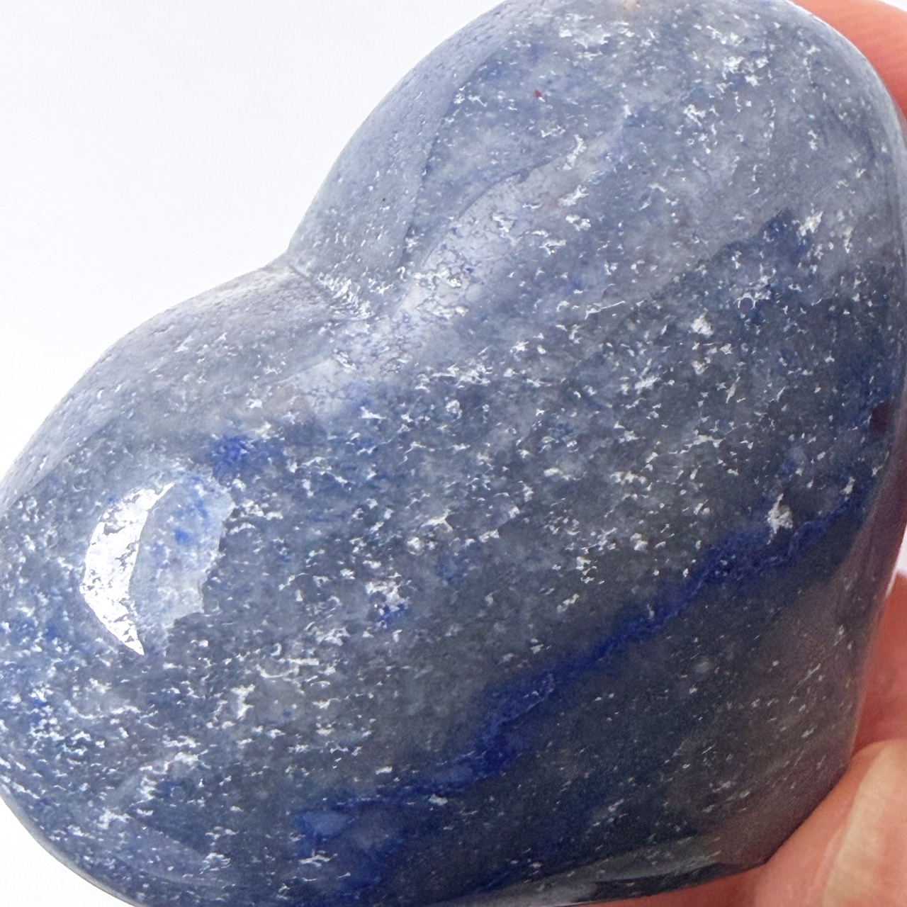 ブルーアベンチュリン02 ハート * Blue Aventurine * 天然石