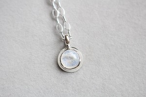 blue echo / blue moon stone necklace