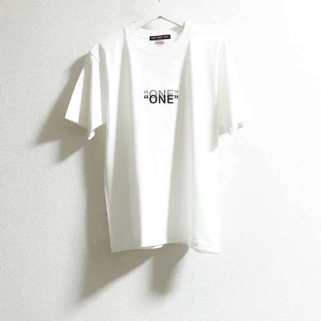 PREMIUM WHITE T-SHIRT  " SHADOW ONE "