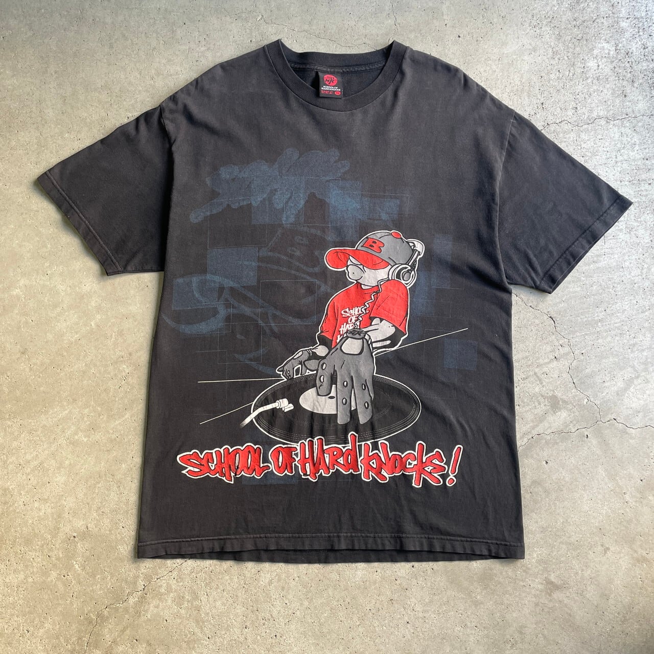 90年代 USA製 SOHK SCHOOL OF HARD KNOCKS HIP-HOP B-BOY キャラクター 