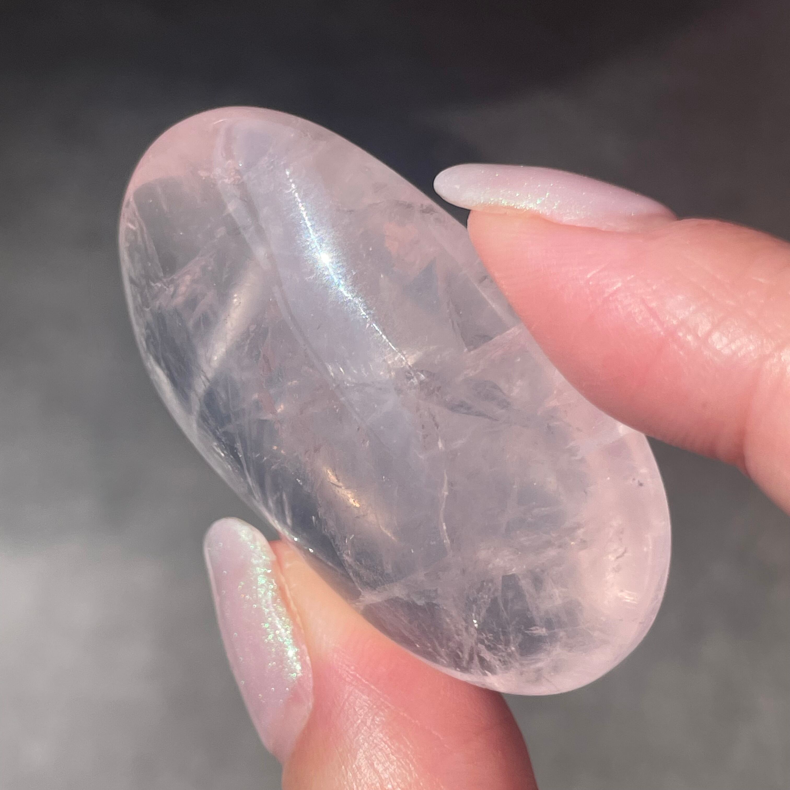 モザンビーク産♦︎Rose Quartz ローズクォーツ|palm パーム|天然石