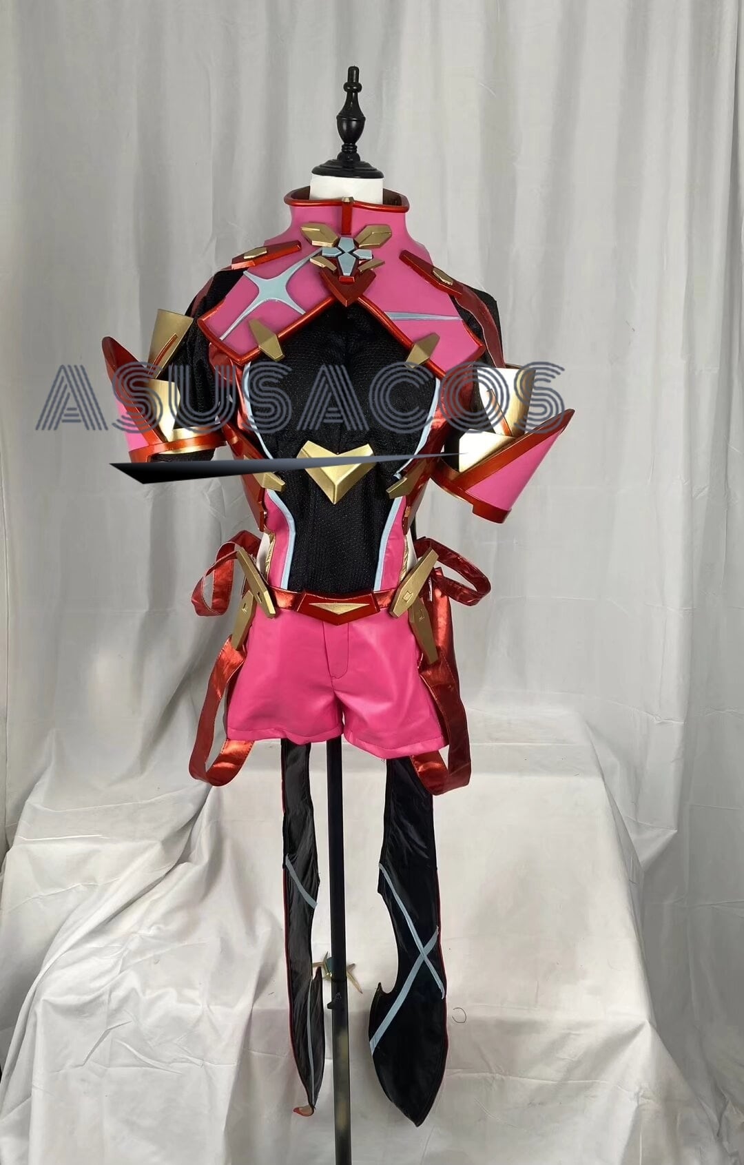 ゆ*こ様 コスプレ衣装　ゼノブレイド2 ホムラ　戦闘服　Mサイズ フルセット ASUSACOS 実物撮影！ゼノブレイド2 ホムラ コスプレ衣装 道具 武器