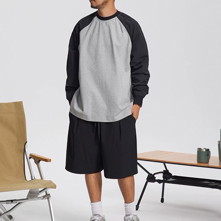 ★CONTRAST COLOR INNER BOTTLING SHIRT　　　A0705