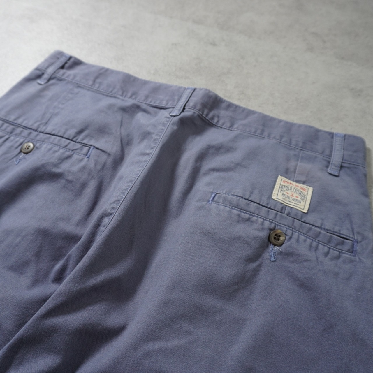 90s 初期型 USA製 Polo by Ralph Lauren POLO CHINO "Lightweight Twill" W31L27相当 古着 - 8