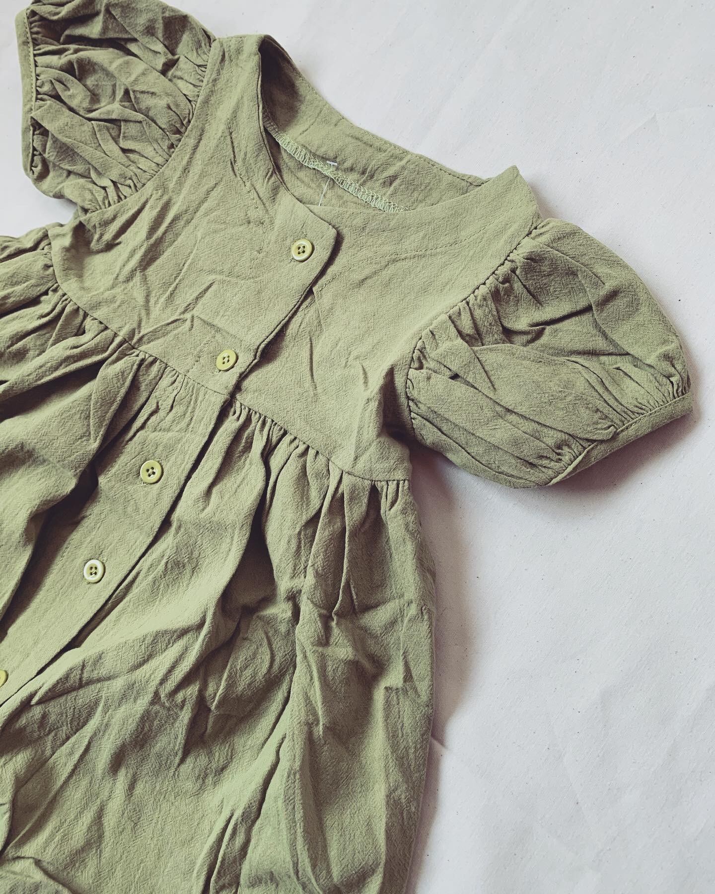 パフスリーブ スウェットワンピース | EN.baby&kids パフスリーブ スウェットワンピース | EN.baby&kids