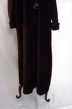 Design collar long coat