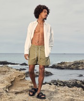 【SUNS】SIDE LINE LOGO BOARD SHORTS［RSW088］