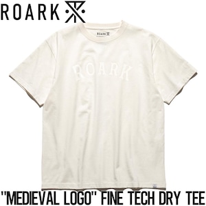 【送料無料】半袖Tシャツ THE ROARK REVIVAL ロアークリバイバル MEDIEVAL LOGO FINE TECH DRY TEE RTJF1002 WHT 日本代理店正規品L