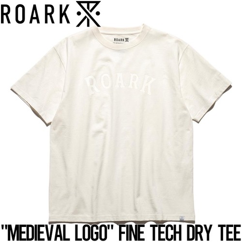 【送料無料】半袖Tシャツ THE ROARK REVIVAL ロアークリバイバル MEDIEVAL LOGO FINE TECH DRY TEE RTJF1002 WHT 日本代理店正規品L