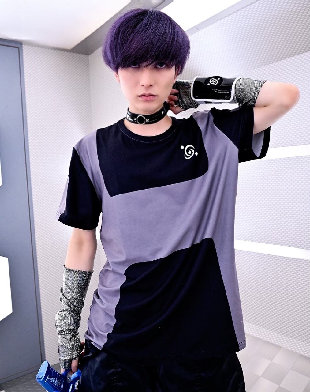 Short sleeve topgear:Flights【BLACK】 /AIKA ELECTRONICS