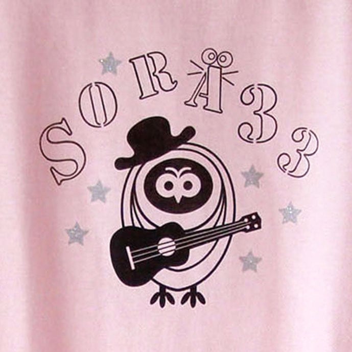 ソラミミTシャツ 薄ピンクS | アトリエn