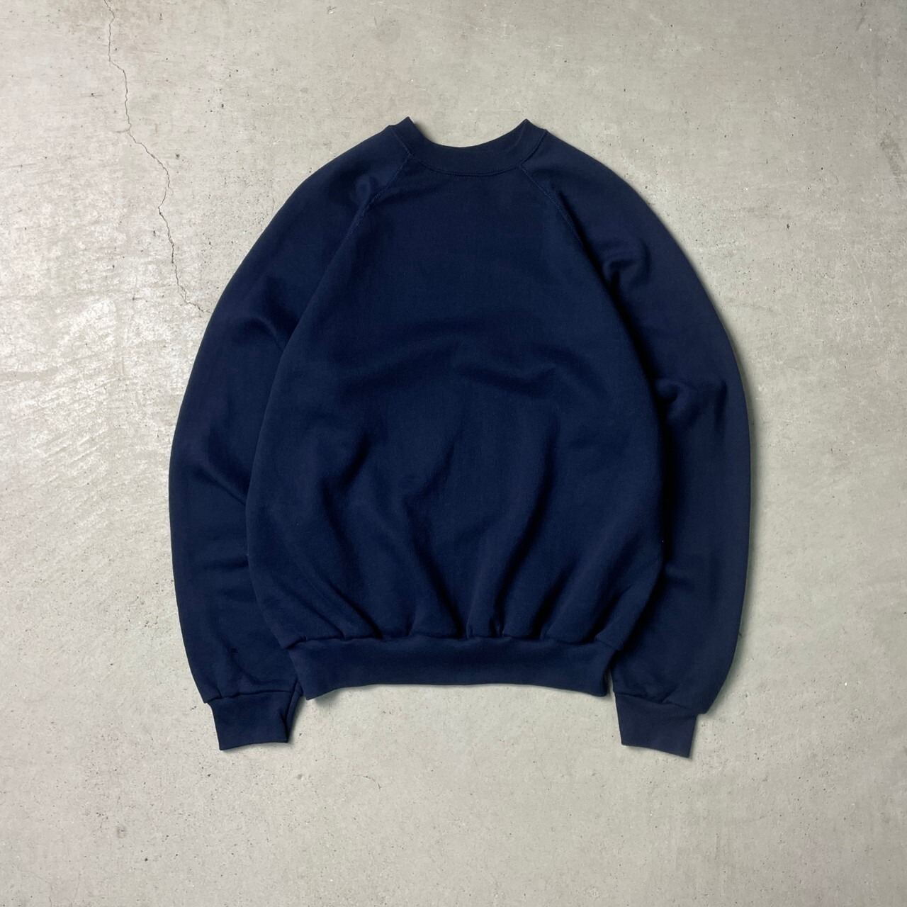 USA製 TULTEX ブランクスウェットシャツ 無地 ラグランスリーブ メンズ 