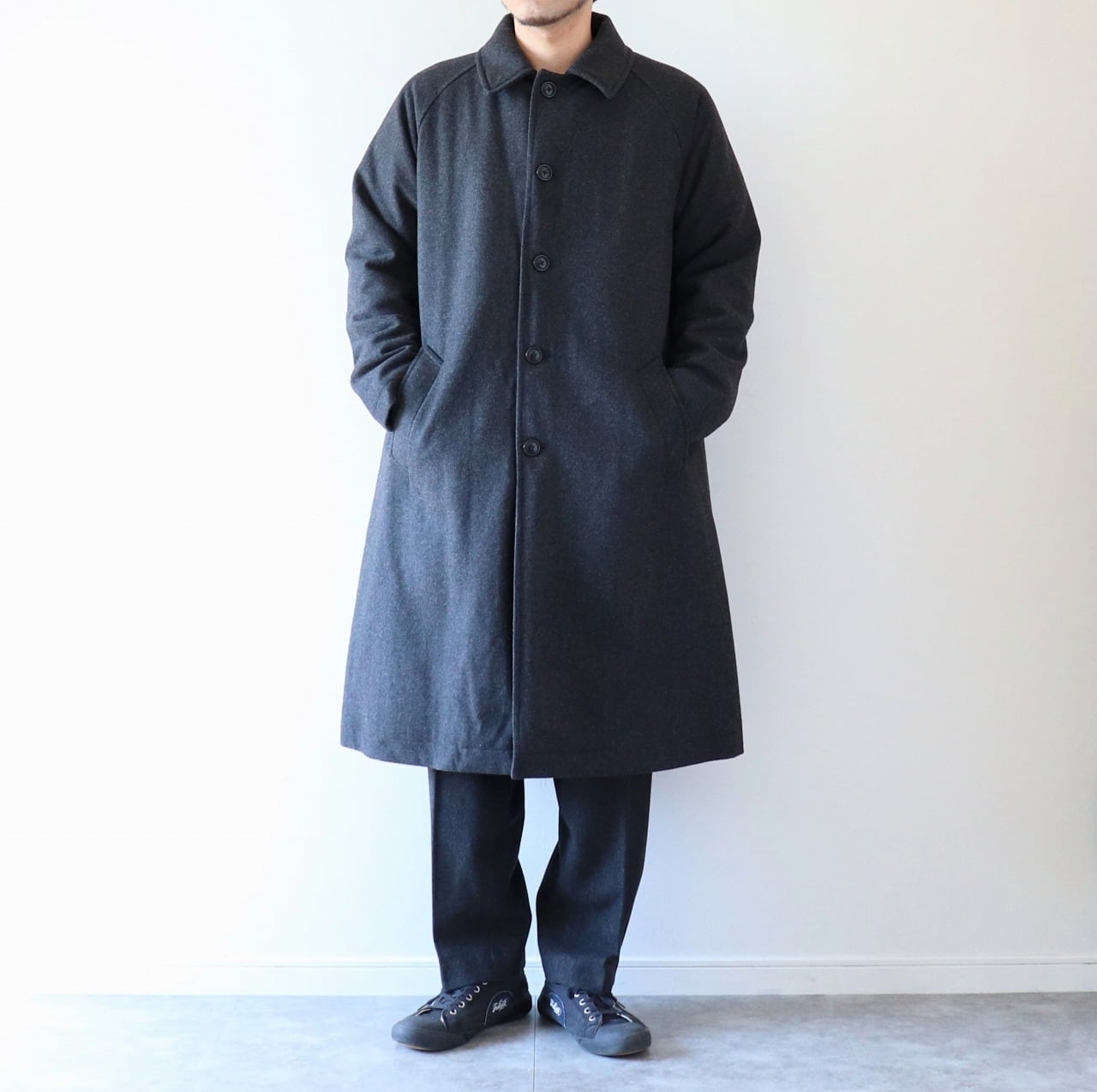 Audience / 610g ウールメルトン サーモライト中綿 オーバーサイズ