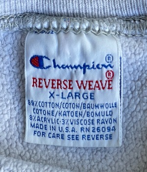 Vintage 90s XL Champion reverse weave sweatshirt -SYRACUSE UNIVERSITY-