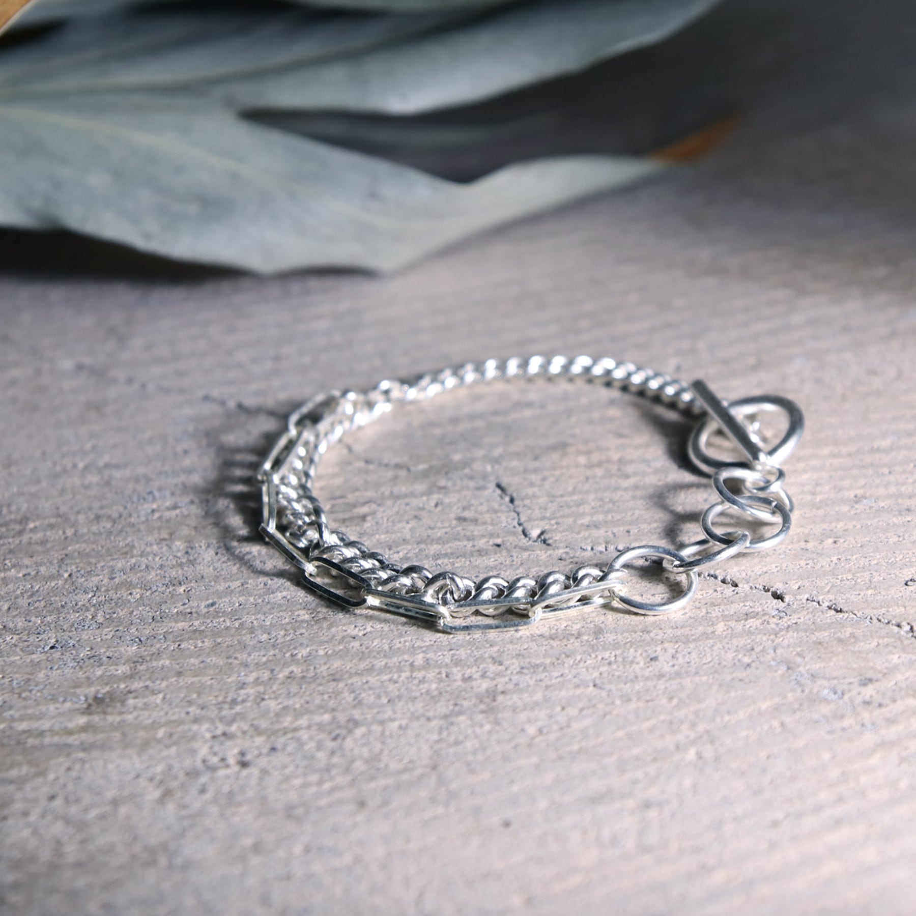 chain mix bracelet [gata] / Y1907KHB010 | YArKA official