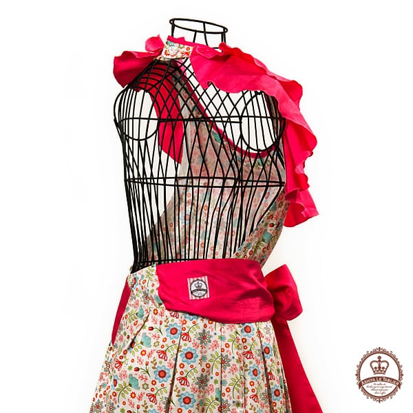 姫エプロン ダブルラウンドカラー芦屋ル・タブリエ | LE TABLIER