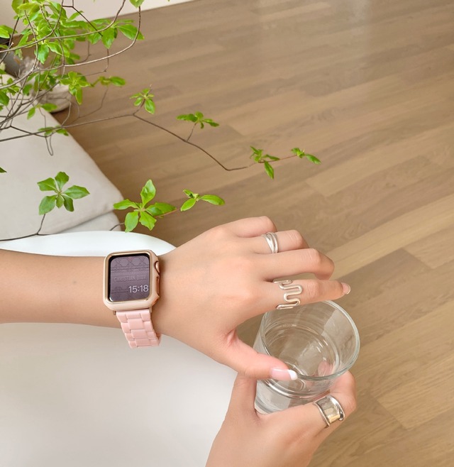 アップルウォッチ 樹脂 カラー 調整器具付 ベルト Apple Watch 韓国 アパレル 雑貨 スマホケース レディースファッション専門店 Obolo
