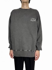 【LASTMAN】EMBROIDERED CREW NECK “LTM’