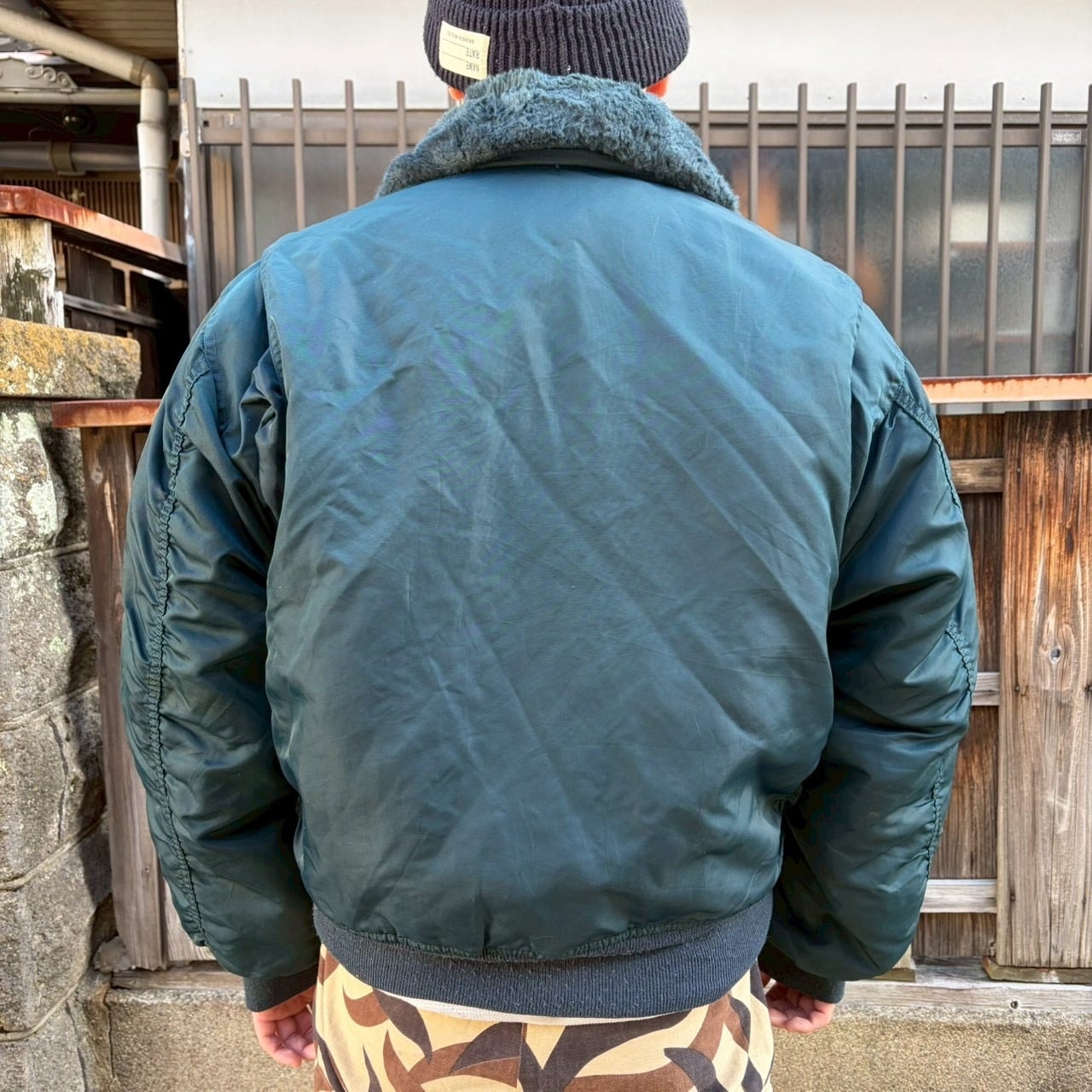 90s フライトジャケット B-15タイプ CWU クルージャケット ボア付き