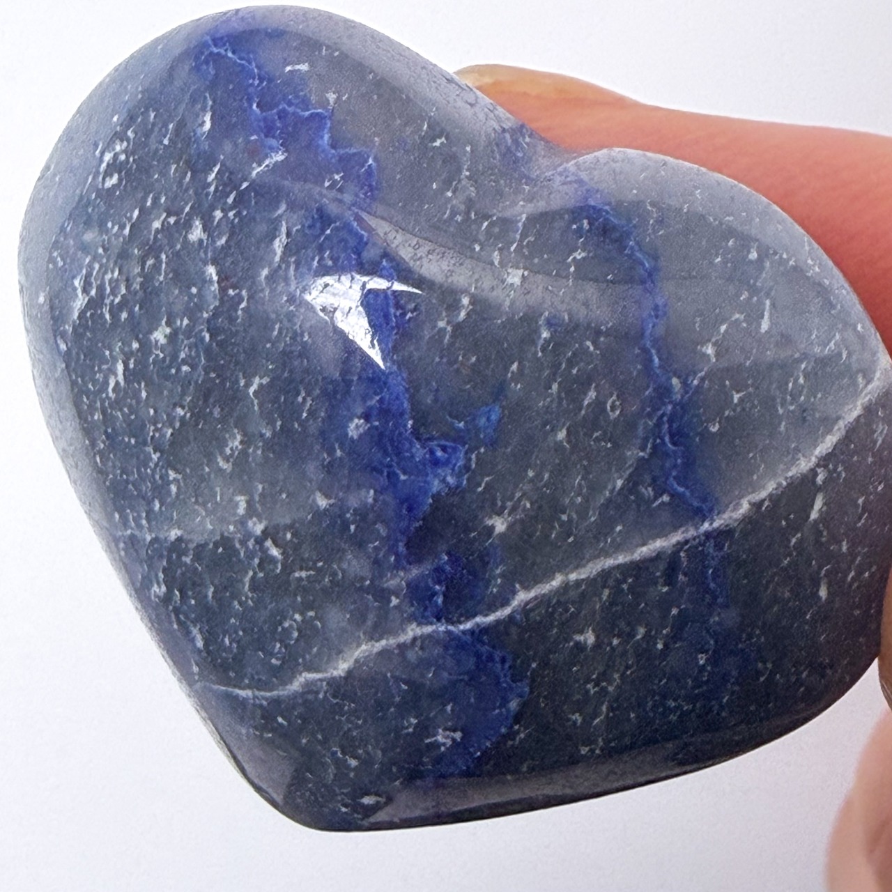 ブルーアベンチュリン01 ハート ＊ Blue Aventurine ＊ 天然石